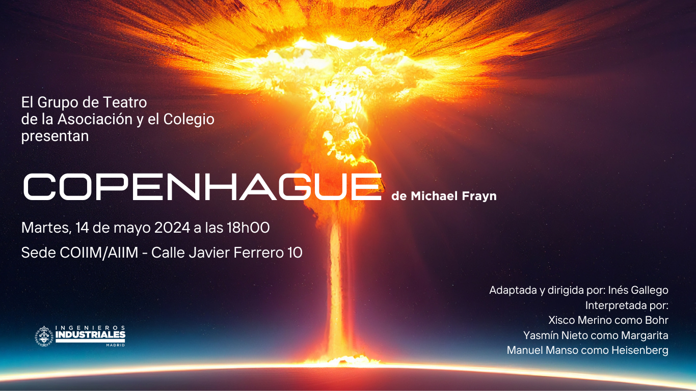 Nos subimos de nuevo al escenario para «Copenhague», el próximo 14 de mayo