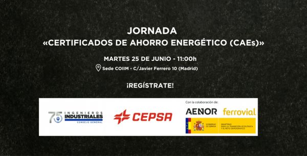 Jornada «Certificados de Ahorro Energético (CAEs)»
