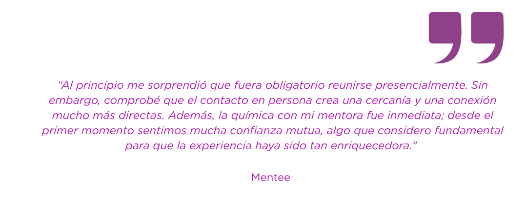 “El programa MTH me ha ayudado a parar la inercia del día a día para pensar lo que quiero para mi futuro y a bajar a tierra las miles de ideas que me rondaban la cabeza. Fue un proceso muy enrique (16)