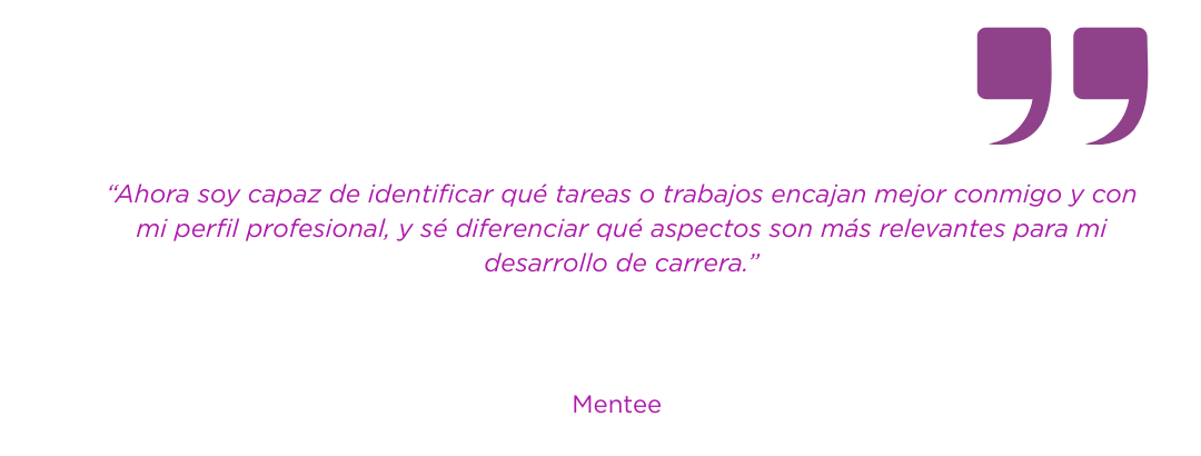 “El programa MTH me ha ayudado a parar la inercia del día a día para pensar lo que quiero para mi futuro y a bajar a tierra las miles de ideas que me rondaban la cabeza. Fue un proceso muy enrique (17)