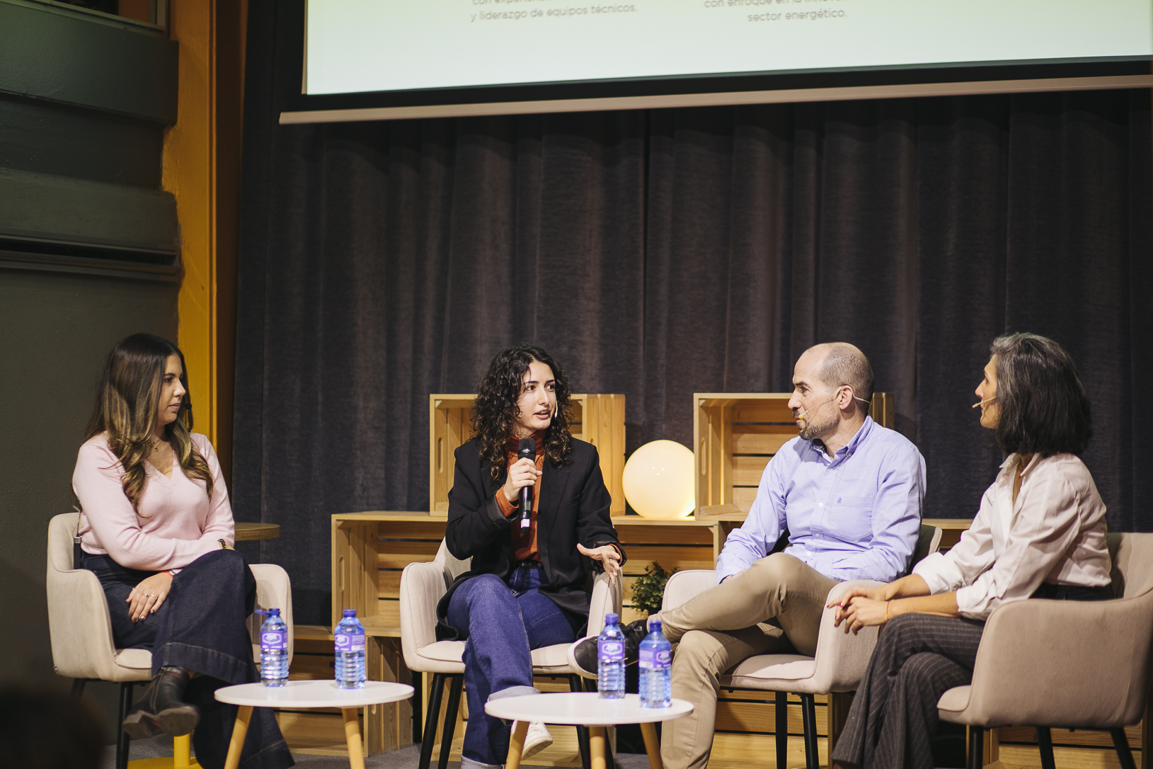 Bidane Jiménez, Nuria Herrero, Javier García y Mónica Pascual