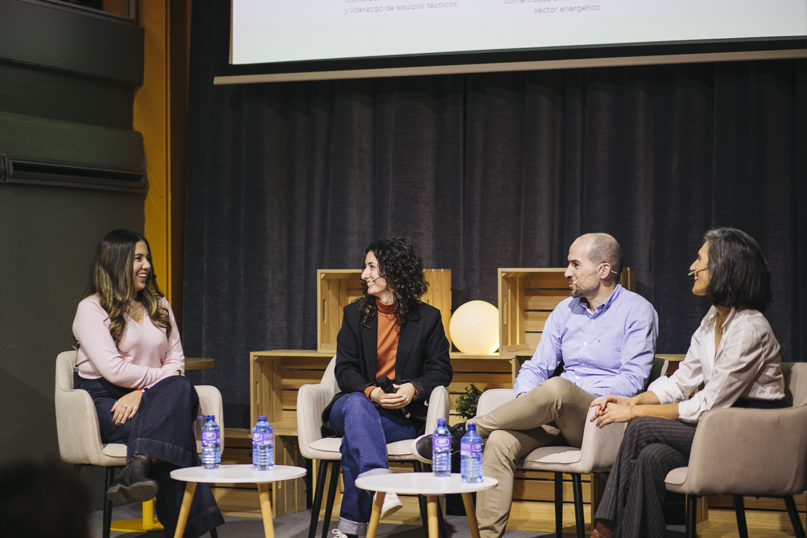 Bidane Jiménez, Nuria Herrero, Javier García y Mónica Pascual