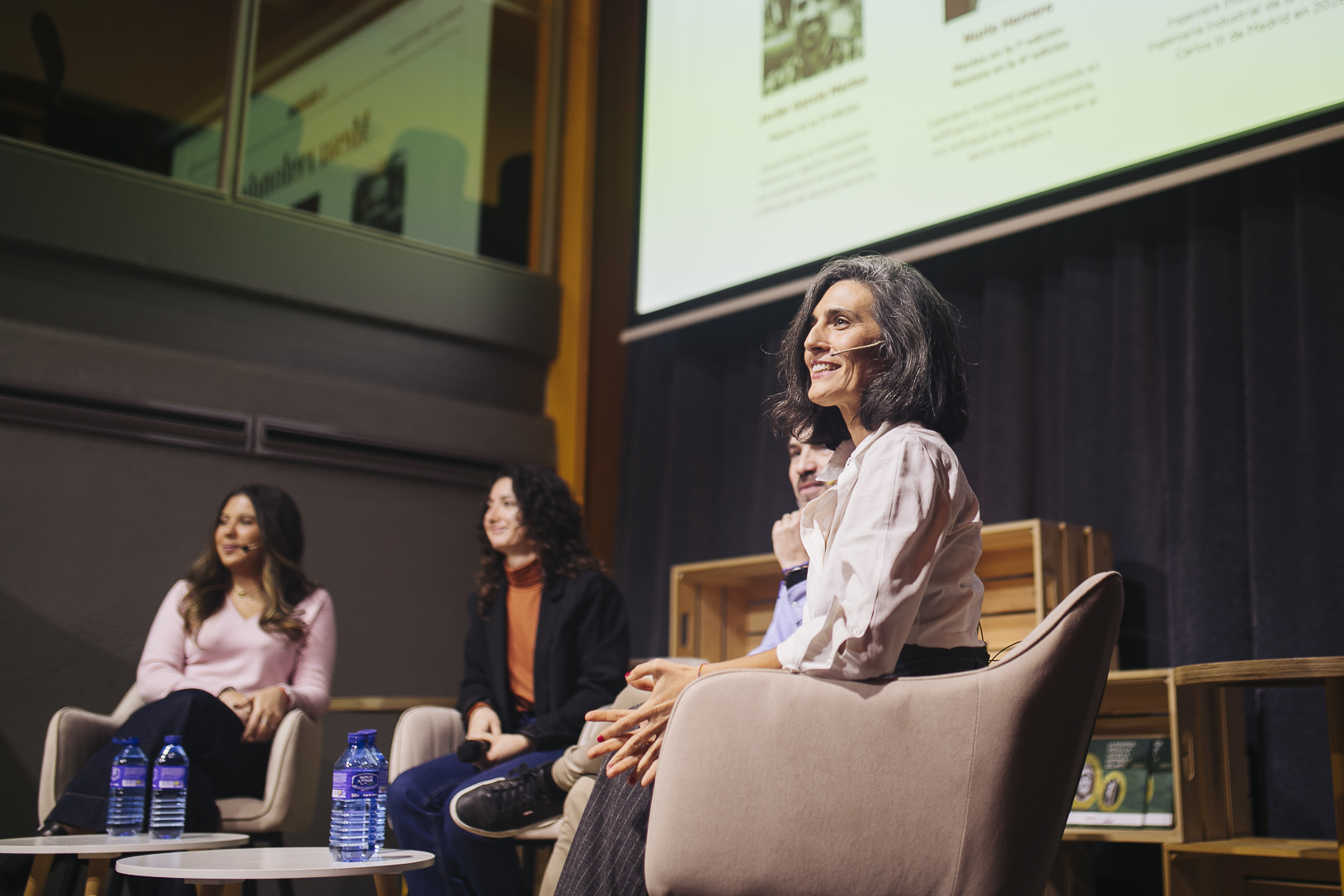Bidane Jiménez, Nuria Herrero, Javier García y Mónica Pascual